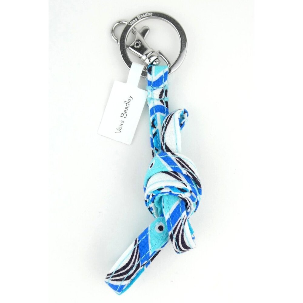 Vera Bradley Go Fish Blue Cotton Lanyard NWT/NWOT